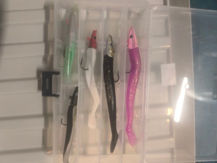 weighted paddle tail lures
