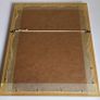 Beautiful Floral Cross Stitch in Gilt Frame Cottage Core Image 5