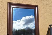 Plastic framed mirror