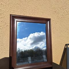 Plastic framed mirror
