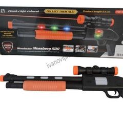 kids Musical Light-Up Pump Toy Gun for Kids (Model 820-8A)