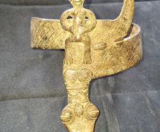 Rare Bronze Genuine Antique Arm Bracelet, Protectors of Family and Culture, Snakes are ambivalent, representing both day, light, good, but also symbolizing the Forces of Darkness, Evil, and Witchcraft Sorcery.