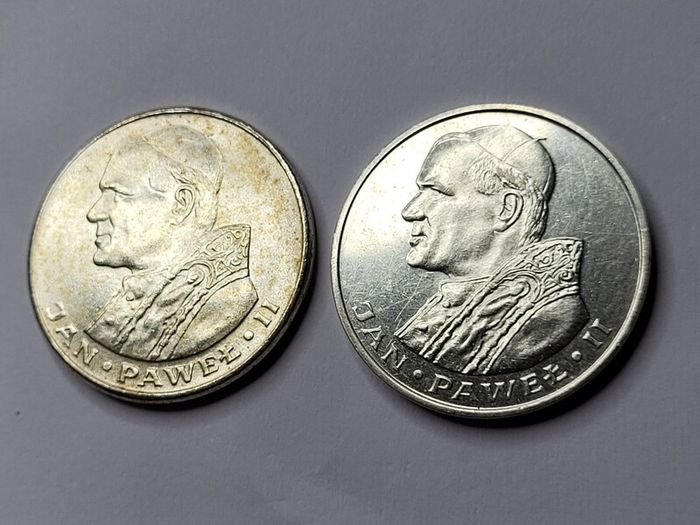 Poland silver coin 1000 zl John Paul II 1982