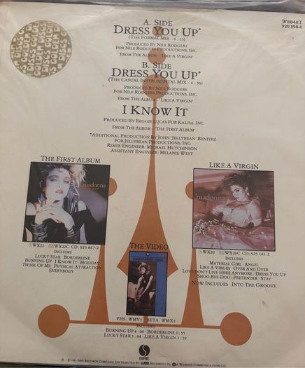 Madonna Dress You Up 12 Maxi Single