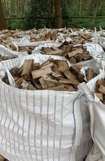 hardwood logs ton bags