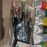 acrylic paint and brushes Image 3