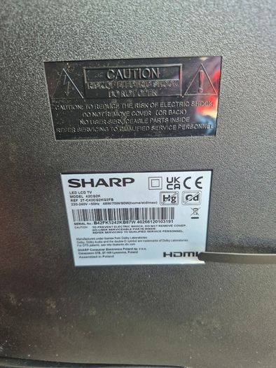 Smart TV by Sharp 42 inch