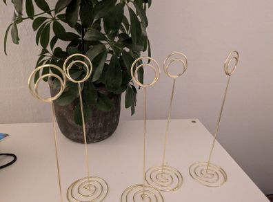 Table Placeholders (Weddings, events)