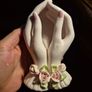 Vintage Couped Hands Ceramic Figurine Image 5