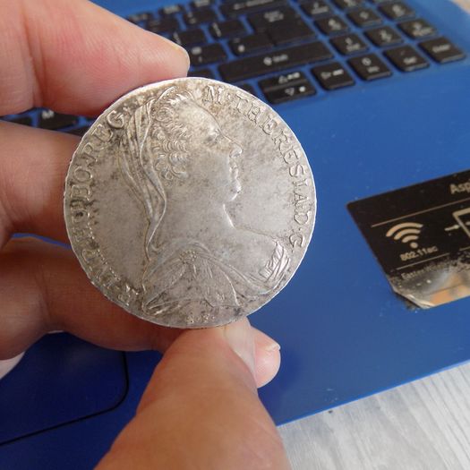 Austria 1780 Silver Thaler.Maria Theresa.83%3 Silver.