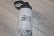 White Insulated Stainless Steel Souvenir Water Bottle - Victoria Falls Zimbabwe