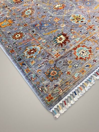 Exquisite Afghan Ziegler Hand-Knotted Wool Rug