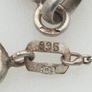 Vinage 835 Silver Delft Ceramic Necklace Image 5