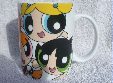 POWERPUFF GIRLS (Girls Rock!) - a colourful & decorative Kinnerton mug (early 2000s)