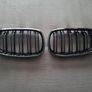 BMW 5 Series E60 E61 Gloss Black Kidney Grilles Brand New Image 5