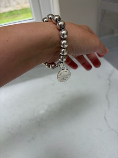 Tiffany & Co. Silver Ball Bracelet