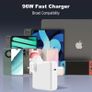 96W USB C Charger, for MacBook Pro 16, 15, 14, 13 inch 2024, 2023, 2022, 2021, M3 M2 M1, for MacBook Air, for iPad, Compatible with all USB-C laptop, Equipped with 6.6ft 5A cable power adapter. Image 9