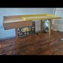 Ligne Roset Desk by Thibault Desombre Mustard Finish | Designer Piece Image 4