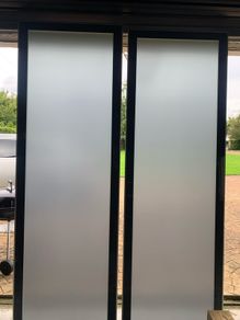 Ikea Pax sliding doors grey tinted