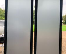 Ikea Pax sliding doors grey tinted