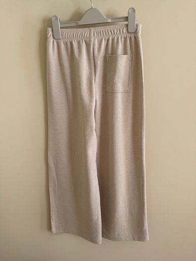 Zara girls pants Beige wide leg Age 9-10 years