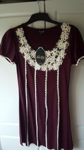 Brown  & Cream Dress
