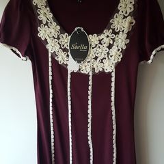 Brown  & Cream Dress