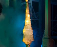 47inch Halloween Decorations Light Up Hanging Cocoon Corpse for Halloween Indoor and Outdoor Decorations
