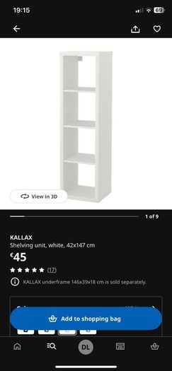 Kallax Storage unit