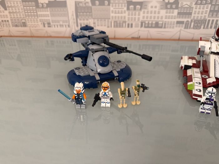 Lego Star Wars 75283 AAT and 75342 Republic Fighter Tank