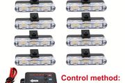 24-LED Motor Vehicle Car Grille  Light Bar  Type Grill Emergency