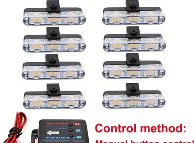 24-LED Motor Vehicle Car Grille  Light Bar  Type Grill Emergency