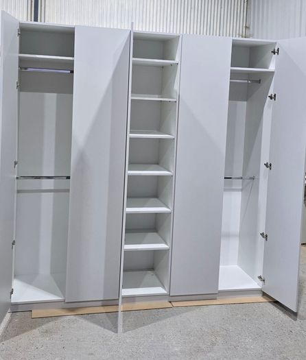 Wardrobes, kitchens, utility rooms, storage units.