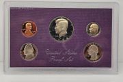 USA United States 1984 Proof Set in Original Holder Half Dollar Quarter Dime Nickel Penny