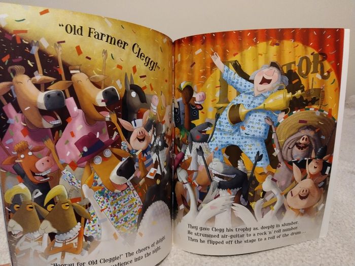 Farmer Clegg's night out story book by Peter Bently