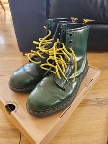 Dr Martens boots green