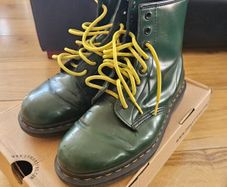 Dr Martens boots green