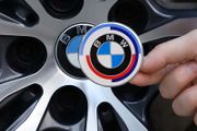BMW 68mm Centre Caps. 50th Anniversary (A) FREE POST