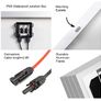 120W, 12V Solar Panel Kit with 20 A Solar Charge Controller and 5 m Solar Cable and Z Mounts for RV Boat Motor-home Image 3