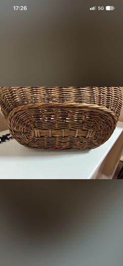 Vintage wicker basket