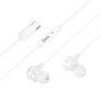 Hoco M116 Benevolent Type-C Universal Digital Earphones With Microphone White Image 2