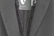PLUS SIZE (20) Black Lace Detail Collar Blazer. New