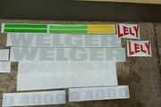 Welger D4000  Decals/stickers