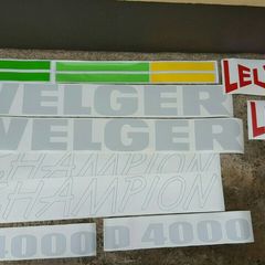 Welger D4000  Decals/stickers