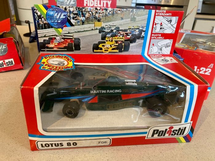 Lotus 80 Martini Mario Andretti Model Scale 1/22 Year 1979 Polistil