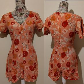 New Look Floral Playsuit