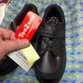 Toezone boys leather shoes with bag Image 4