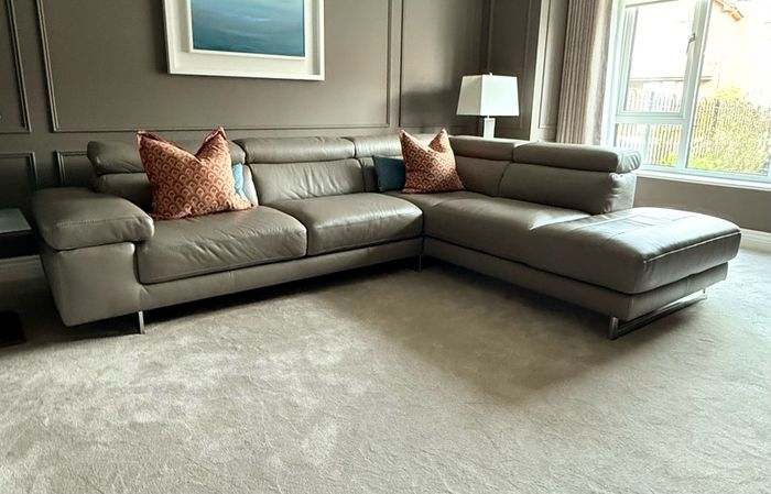 Natuzzi Leather Corner Sofa