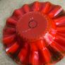 Handmade Poppy-Shaped Plate - Floral Design Glass Dish as Trinklet dish signed Image 4