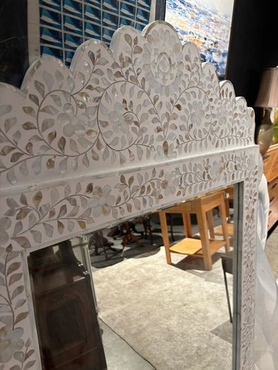 Large mother of Pearl mirror